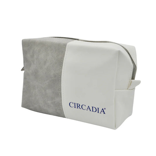 Grey & White Cosmetic Bag